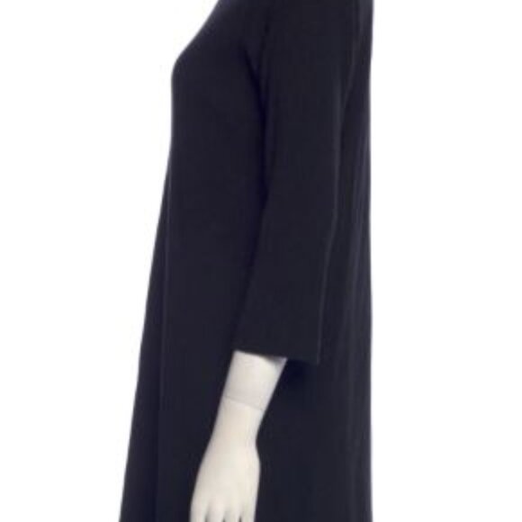 Reformation Black Ribbed Tee Shirt Mini Dress, size Small - Picture 3 of 6